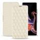 Capa em pele Samsung Galaxy Note9 - Blanc - Couture ( Bologna - White ) 