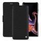 Samsung Galaxy Note9 leather case - Ebène ( Sleek P C12 - Black ) 