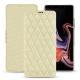 Funda de piel Samsung Galaxy Note9 - Ivoire - Couture ( Sleek P C12 - White ) 