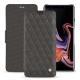 Samsung Galaxy Note9 leather case - Anthracite - Couture ( Pantone 424C ) 