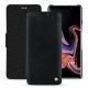 Samsung Galaxy Note9 leather case - Dark vintage ( Roughtcut - Black#5256 ) 