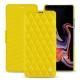Funda de piel Samsung Galaxy Note9 - Jaune fluo - Couture