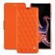 Capa em pele Samsung Galaxy Note9 - Orange fluo - Couture