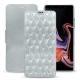 Samsung Galaxy Note9 leather case - Platinium - Couture