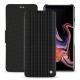 Custodia in pelle Samsung Galaxy Note9 - Abaca nero