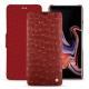 Housse cuir Samsung Galaxy Note9 - Autruche ciliegia