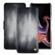 Housse cuir Samsung Galaxy Note9 - Gris Patine