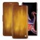 Housse cuir Samsung Galaxy Note9 - Doré Patine