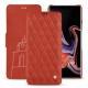 Housse cuir Samsung Galaxy Note9 - Arange clouquié - Couture