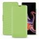 Samsung Galaxy Note9 leather case - Vert olive PU