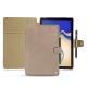 Samsung Galaxy Tab S4 10.5 leather case - Taupe vintage ( Pantone 7530C ) 