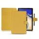 Samsung Galaxy Tab S4 10.5 leather case - Mimosa ( Pantone 141C ) 
