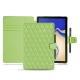 Funda de piel Samsung Galaxy Tab S4 10.5 - Vert olive - Couture ( Nappa - Pantone 578U ) 