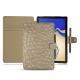 Samsung Galaxy Tab S4 10.5 leather case - Autruche desert