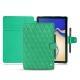 Samsung Galaxy Tab S4 10.5 leather case - Menthe vintage - Couture