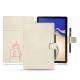 Lederschutzhülle Samsung Galaxy Tab S4 10.5 - Blanc escumo