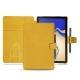 Samsung Galaxy Tab S4 10.5 leather case - Jaune soulèu