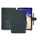Samsung Galaxy Tab S4 10.5 leather case - Blu marino - Couture