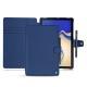 Samsung Galaxy Tab S4 10.5 leather case - Bleu frisson