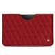 Custodia in pelle Samsung Galaxy Tab S4 10.5 - Rouge - Couture ( Nappa - Pantone 199C ) 