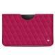 Pochette cuir Samsung Galaxy Tab S4 10.5 - Rose fluo - Couture
