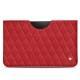 Pochette cuir Samsung Galaxy Tab S4 10.5 - Rouge troupelenc - Couture