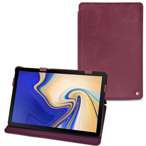 Samsung Galaxy Tab S4 leather casePrune vintage ( Pantone #612434 ) 