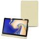 Housse cuir Samsung Galaxy Tab S4 10.5 - Ivoire ( Sleek P C12 - White ) 