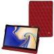 Custodia in pelle Samsung Galaxy Tab S4 10.5 - Rouge - Couture ( Nappa - Pantone 199C ) 