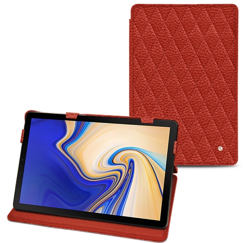 Lederschutzhülle Samsung Galaxy Tab S4Papaye - Couture ( Pantone #b54317 ) 