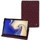 Funda de piel Samsung Galaxy Tab S4 10.5 - Lie de vin - Couture ( Pantone 5115C ) 