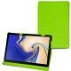 Lederschutzhülle Samsung Galaxy Tab S4 10.5 - Vert fluo