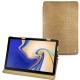 Samsung Galaxy Tab S4 10.5 leather case - Serpent sabbia