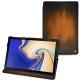 Samsung Galaxy Tab S4 10.5 leather case - Marron Patine