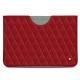 Custodia in pelle Microsoft Surface Go - Rouge - Couture ( Nappa - Pantone 199C ) 