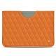Pochette cuir Microsoft Surface Go - Orange - Couture ( Nappa - Pantone 1495U ) 