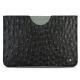 Microsoft Surface Go leather pouch - Autruche nero