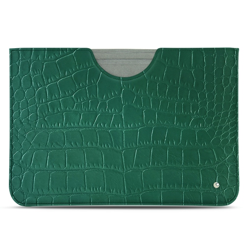 硬质真皮保护套 Microsoft Surface Pro (2017)Crocodile pino ( Pantone #173F35 ) 