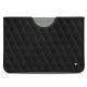 Microsoft Surface Go leather pouch - Negre poudro - Couture