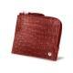 Wallet and card holder - Anti-RFID / NFC - Autruche ciliegia