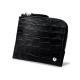 Wallet and card holder - Anti-RFID / NFC - Crocodile nero