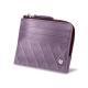 Portemonnaie und Kartentasche - Anti RFID / NFC - Lilas - Couture ( Nappa - Pantone 2645U ) 