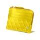 Porta-monedas y tarjetas - Anti-RFID / NFC - Jaune fluo - Couture