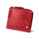 Wallet and card holder - Anti-RFID / NFC - Rouge troupelenc - Couture