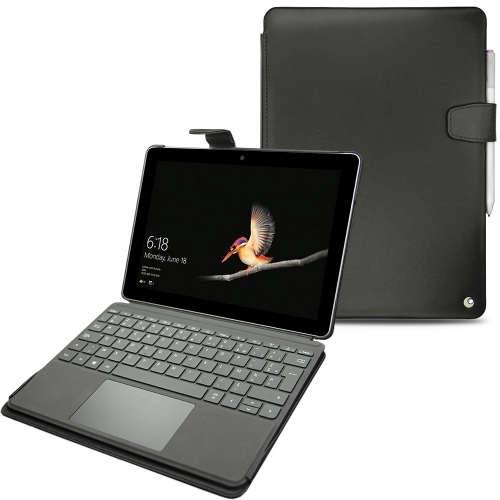 Housse cuir Microsoft Surface Go - Noir ( Nappa - Black ) 