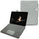 Housse cuir Microsoft Surface Go - Gris - Couture ( Nappa - Pantone W428C ) 