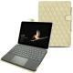 Housse cuir Microsoft Surface Go - Beige - Couture ( Nappa - Pantone 7502C ) 