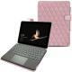 Housse cuir Microsoft Surface Go - Rose - Couture ( Nappa - Pantone 2365C ) 
