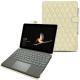 Housse cuir Microsoft Surface Go - Ivoire - Couture ( Sleek P C12 - White ) 