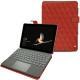 Custodia in pelle Microsoft Surface Go - Papaye - Couture ( Pantone 180C ) 